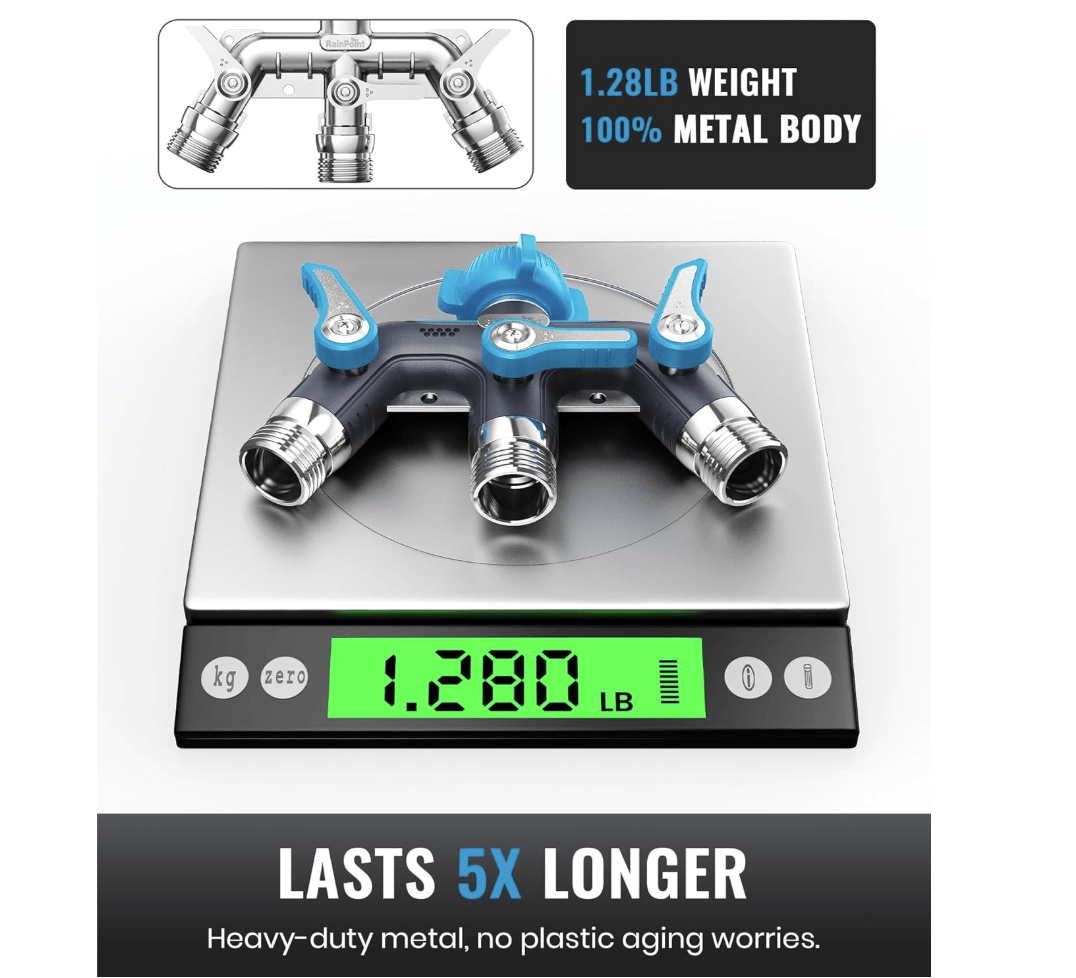 RAINPOINT 3 Way Hose Splitter(Blue)