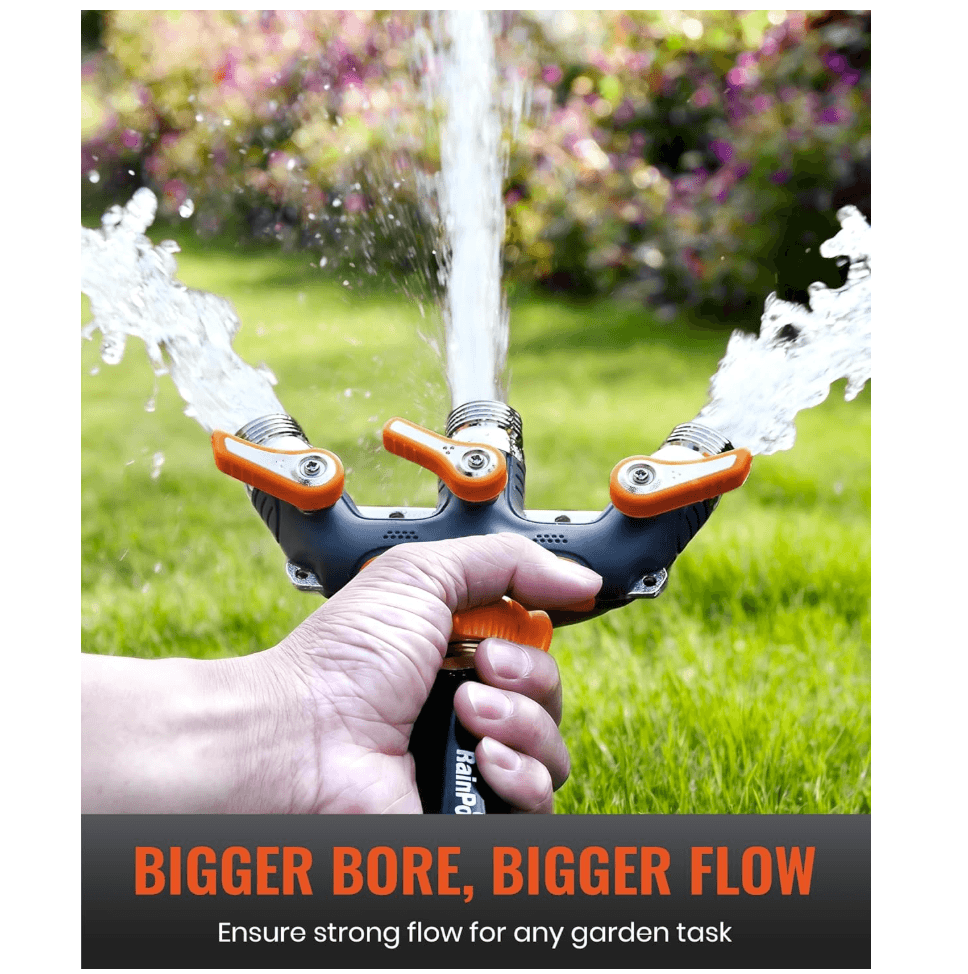 RAINPOINT 3 Way Hose Splitter(Orange)