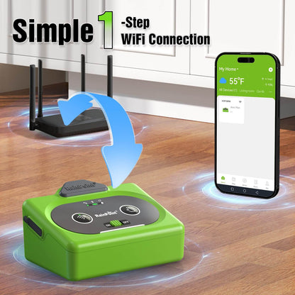 RAINPOINT Direct WiFi Automatic Plant Waterer System,APP Control WiFi-Enable Smart Indoor Drip Irrigation Kit,Notification Water 10-15 Plants