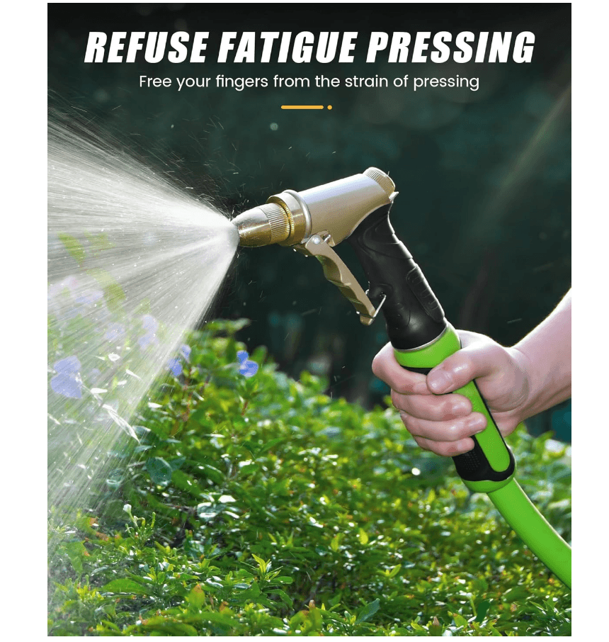 RAINPOINT Heavy Duty Metal Spray Nozzle for Garden Hose (2 pcs)