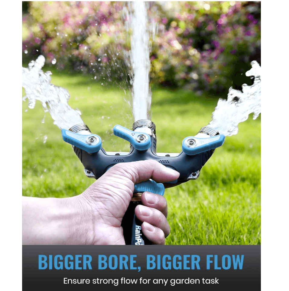 RAINPOINT 3 Way Hose Splitter(Blue)