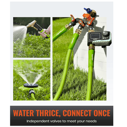 RAINPOINT 3 Way Hose Splitter(Orange)