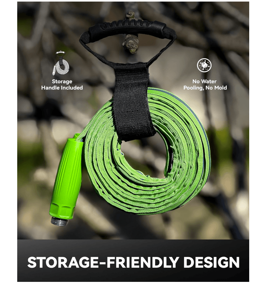 RAINPOINT Garden Hose 100FT, 3/4" Fittings