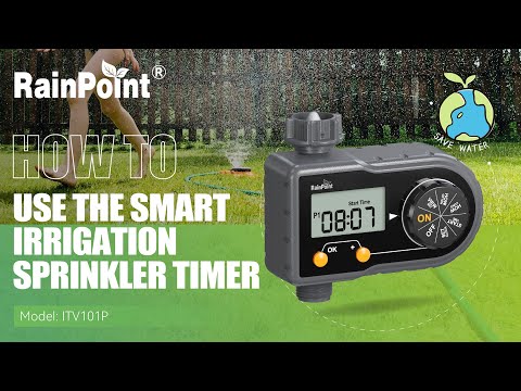 2er-Pack RainPoint Programmierbares automatisches/manuelles Bewässerungssystem, 1 Ausgang