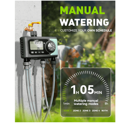 RainPoint Sprinkler Timer 4 Zone Water Timer